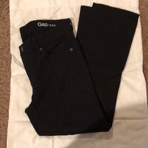 Kick flare black jeans